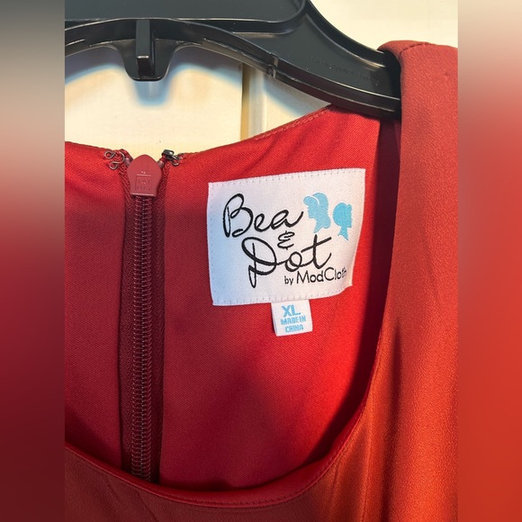 Rust colored ModCloth dress - Picture 2 of 4